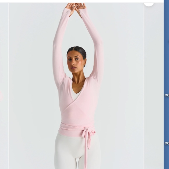 Sisterly Tribe SOFT BALLET WRAP TOP - BALLET SLIPPER - Picture 2 of 7